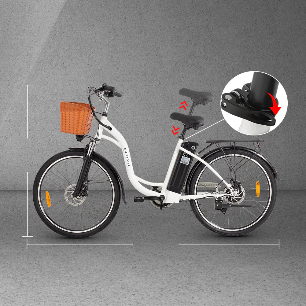 E-Bike DYU C6 26 Zoll City-Elektrofahrrad