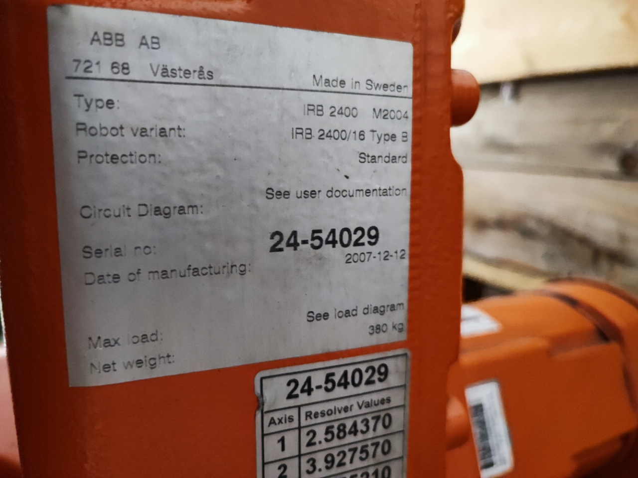 Roboter ABB Robotics IRB 2400/16 IRC5 M2004 Bj.12/2007