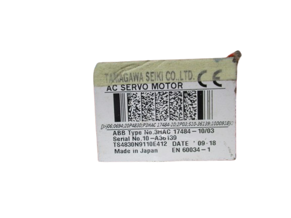 ABB Robotics 3HAC17484-10/03 Kyodo Yushi Servomotor