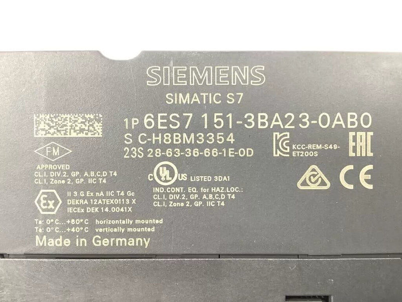 Siemens 6ES7151-3BA23-0AB0 Interface Modul