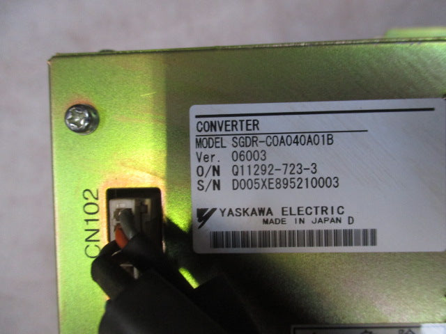 Yaskawa Motoman Servo Unit SGDR-EA1400N (R11309-327-9)