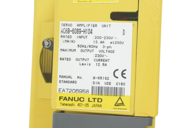 Fanuc A06B-6089-H104 Servo Amplifier