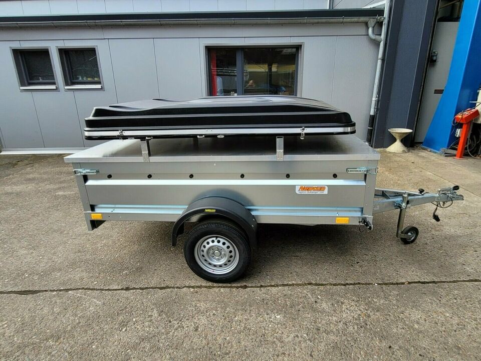 Campinganhänger / Universaltransporter mit Alu-Deckel und Dachzelt neu