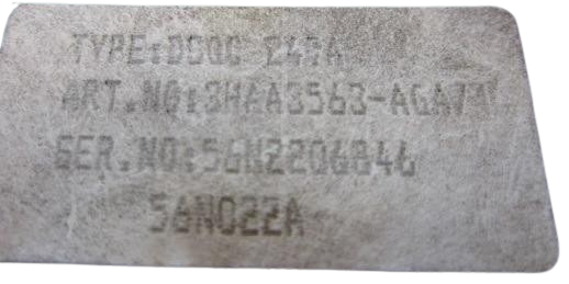 ABB Robotics DSQC 249A (3HAA3563-AGA) Rectifier