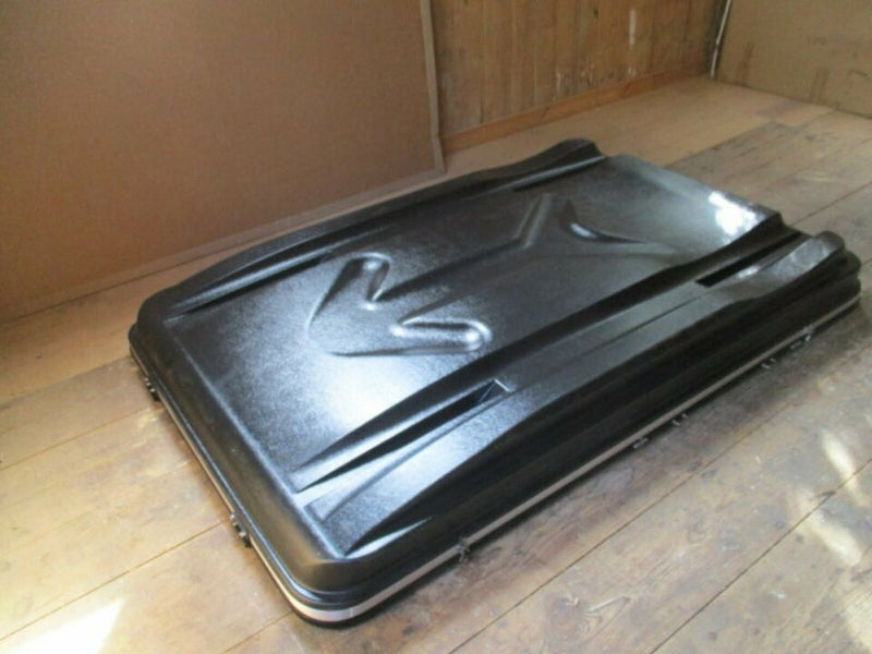 Hartschalen-Autodachzelt 140cm x 215cm ABS schwarz / grau Öffnung automatisch