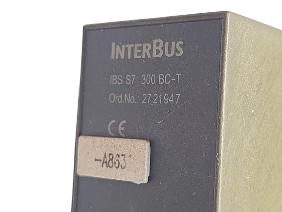 Phoenix Contact IBS S7-300BC-T Interbus OrdNo 2721947 Controller board