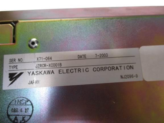 Yaskawa Motoman JZRCR-XC001B