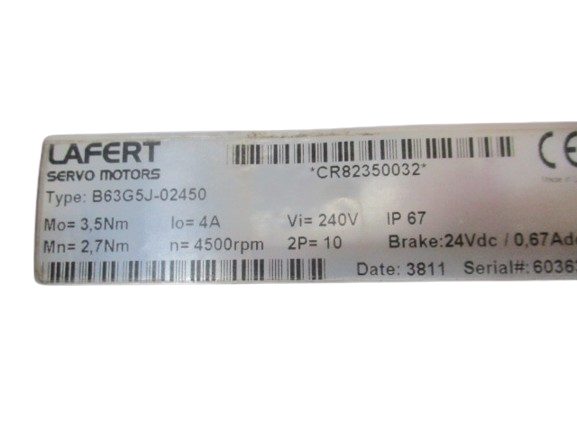 Lafert Servomotor Smart 5 Sixx Typ B63G5J-02450