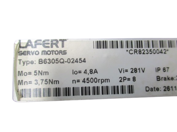 Lafert Servomotor Smart 5 Sixx Typ B6305Q-02454
