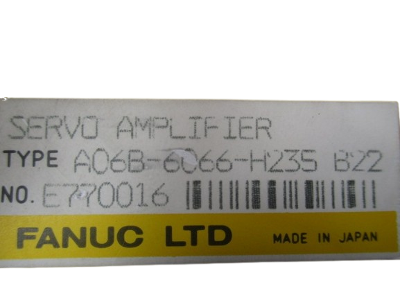 Fanuc A06B-6066-H235 B22 Servo Amplifier