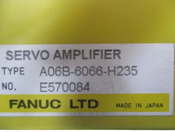 Fanuc A06B-6066-H235 Servo Amplifier