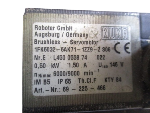 KUKA Brushless-Servomotor 1FK6032-6AK71-1ZZ9-Z S06