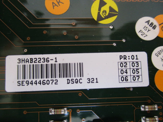 ABB Robotics DSQC 321 (3HAB2236-1) Memory Expansion Board 4MB