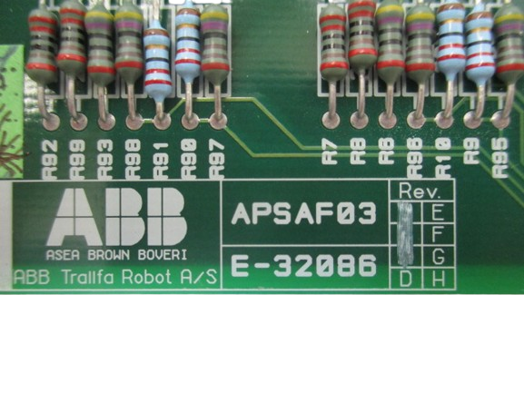 ABB Robotics 3E 32086 Safety Board APSAF-03