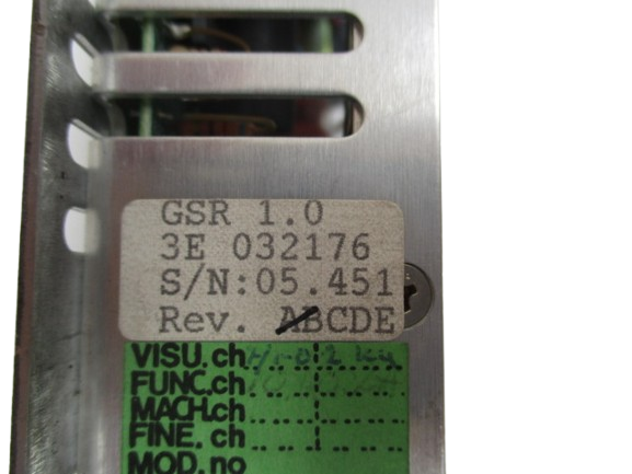 ABB Robotics 3E 032176 - GSR1.0 Power Module