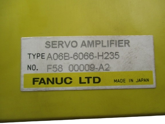 Fanuc A06B-6066-H235 A2 Servo Amplifier