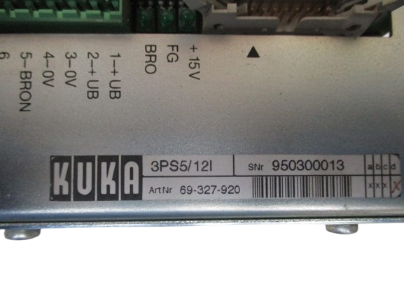 KUKA 3PS5/12l Art. Nr. 69-327-920 Power Supply