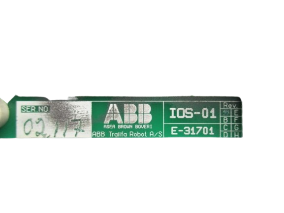 ABB Robotics 3E 031701 (E 31701) - I/O System Board IOS-01