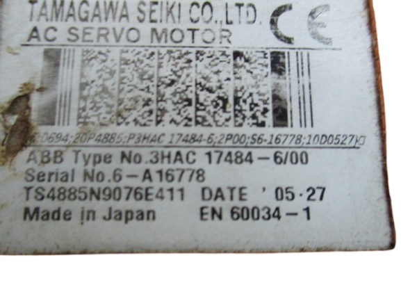 ABB Robotics 3HAC17484-6/00 Tamagawa Servomotor