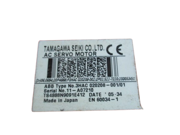 ABB Robotics 3HAC020208-001/01 Tamagawa Servomotor