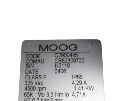Comau MOOG Servomotor C2900445 (CR82309720)