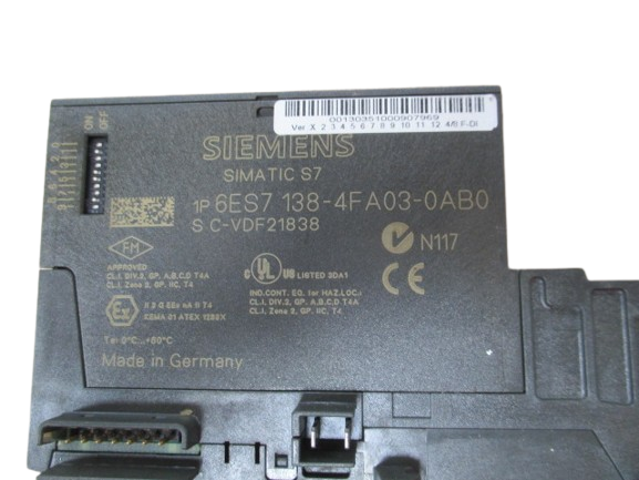 Siemens Simatic S7 6ES7138-4FA03-0AB0 Profisafe