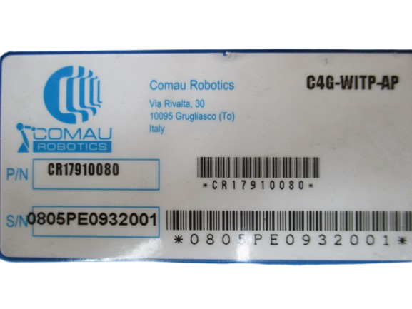 Comau CR17910080 Teach Panel C4G-WITP-AP