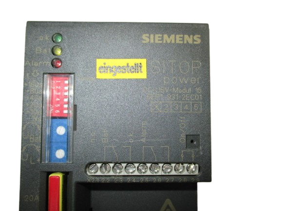 Siemens SITOPpower DC-USV-Modul 15P 6EP1931-2EC01