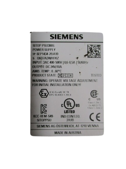 Siemens SITOP PSU300S 6EP1434-2BA10