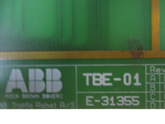 ABB Robotics TBE-01 (E 31355) - Terminal Board