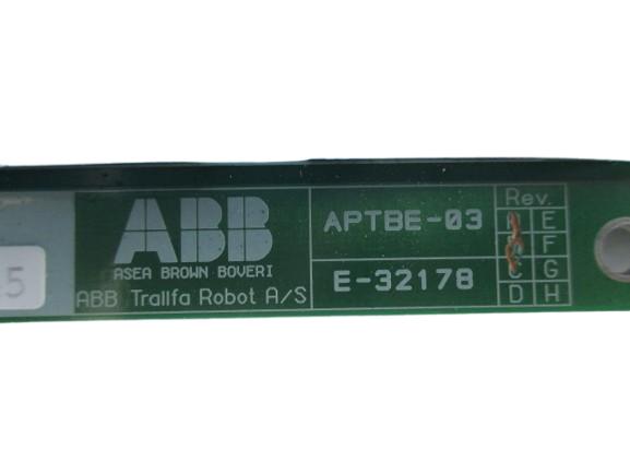 ABB Robotics 3E 032178 (E 32178) - Terminal Board APTBE-03