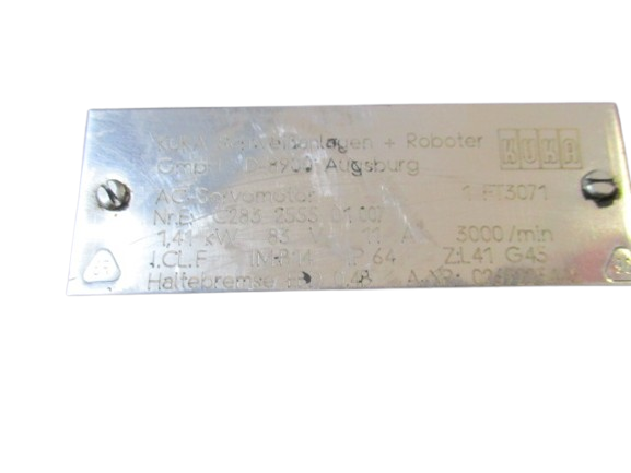 KUKA AC Servomotor 1FT 3071 (C283 2555 01 007)