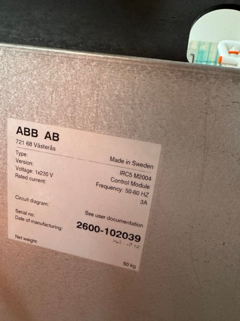 Roboter ABB Robotics IRB 2600 12/1.85 IRC5 M2004 , komplett