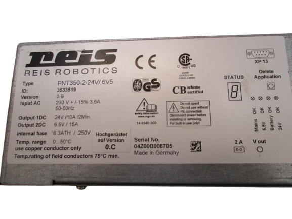 Reis Robotics Type PNT 350-224V/6V5 - ID3533519