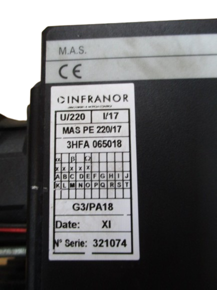 Infranor 3HFA065018 MAS PE 220/17 Infranor Verstärker