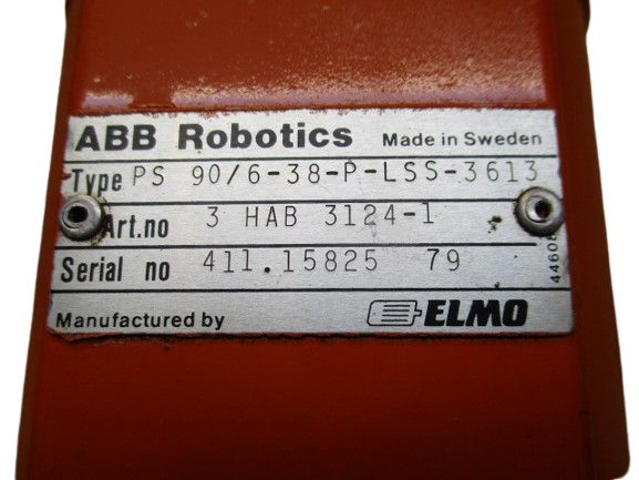 ABB Robotics 3HAB 3124-1 Servomotor PS-90/6-38-P-LSS-3613