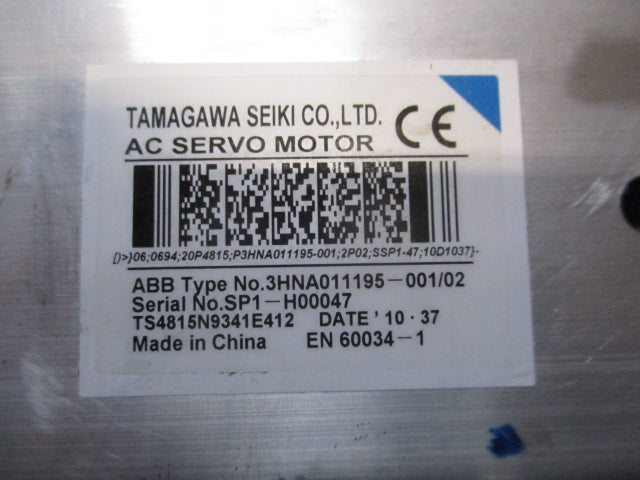 ABB Robotics 3HNA011195-001/02 Tamagawa AC Servomotor Serial Nr SP1-H00047