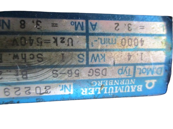 Baumüller/Nürnberg DSG56-S Servomotor Art. Nr. 1462135/350.0148.3.00