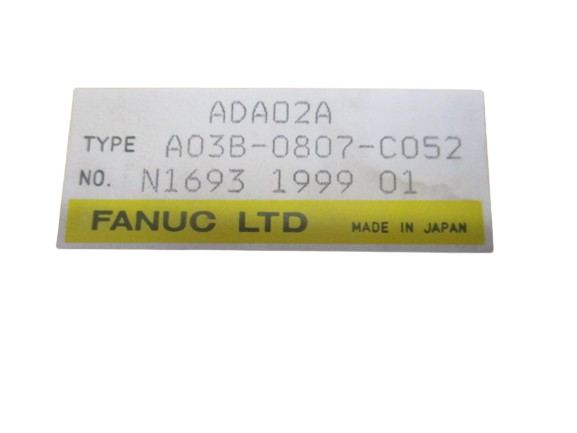 FANUC A03B-0807-C052 Analog Output Modul