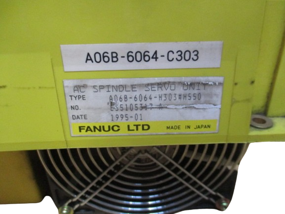 FANUC A06B-6064-C303 AC Spindle Servo Unit