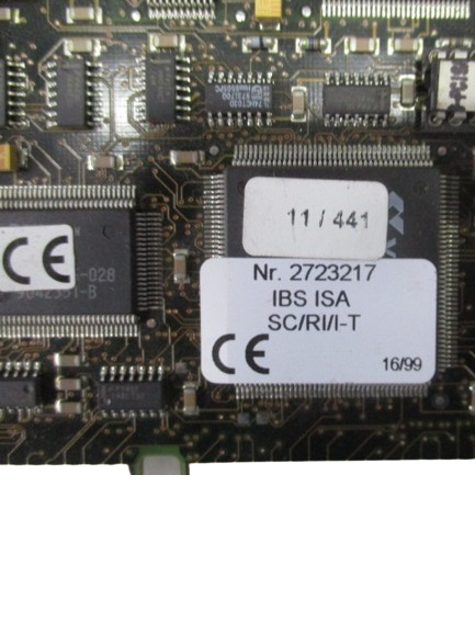 Phoenix Contact Card IBS ISA SC/RI/I-T 2723217 Power Modul DC/OC Converter Serial No. 1525021T