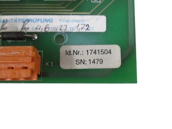 Reis Robotics IDNr. 1741504 RS4 Systemplatine