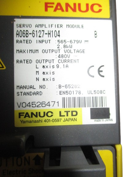 Fanuc A06B-6127-H104 Servoverstärker NEU