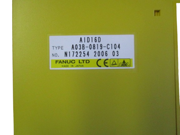 Fanuc A03B-0819-C104 16PT DC Input Module MDL AID 16D