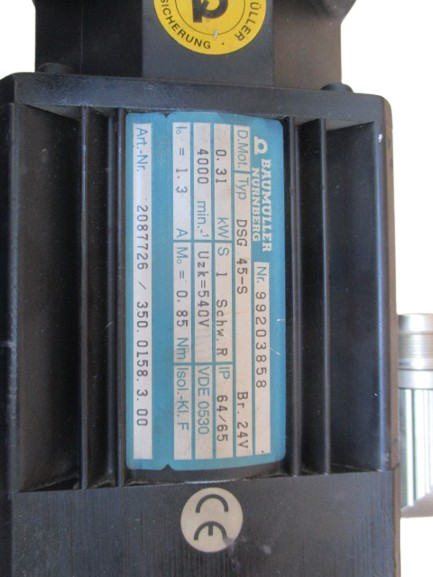 Baumüller/Nürnberg DSG45-S Servomotor