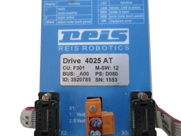 Reis Robotics Drive 4025AT ID3520785 Servo Drive Regler