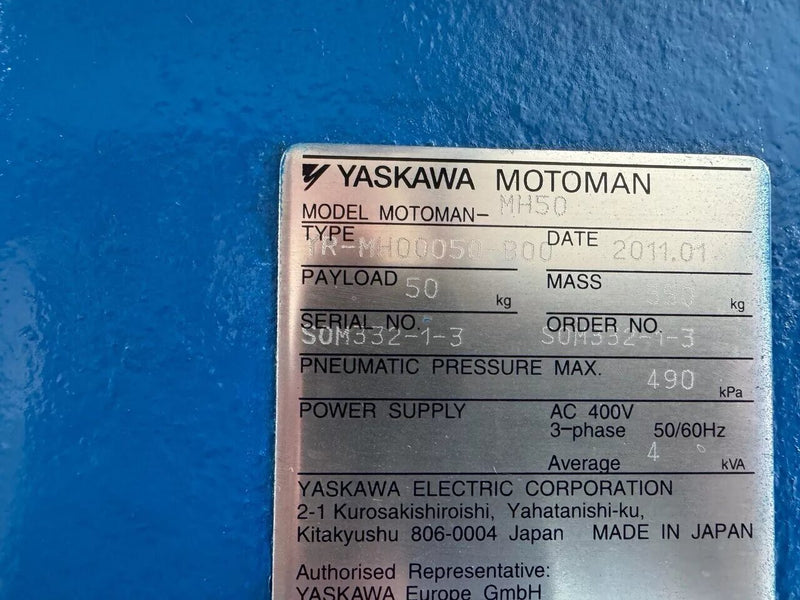 Roboter Yaskawa Motoman MH50 DX100 komplett