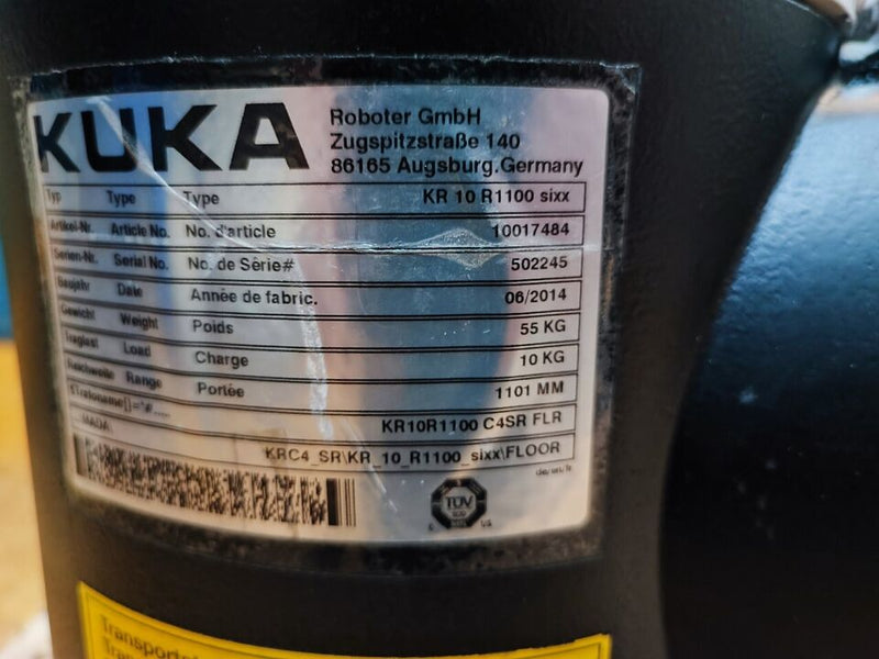 Roboter KUKA KR10 R1100 sixx KRC 4 -weiß -  Bj 2014