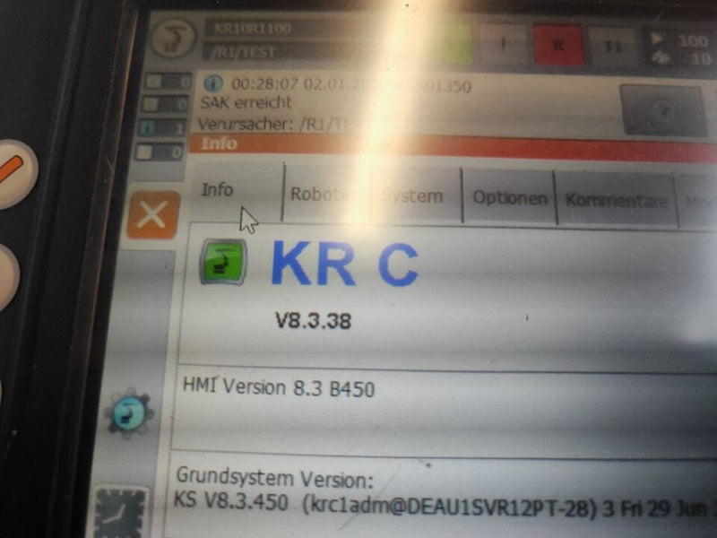 Roboter KUKA KR10 R1100 sixx KRC 4 -weiß -  Bj 2014