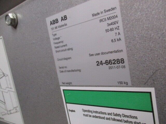 Roboter ABB Robotics IRB 2400L Type B IRC5 M2004 , Bj.2011 ,DeviceNet
